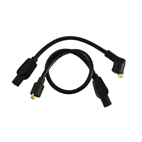 8mm Pro Wire spark plug wire set. Black