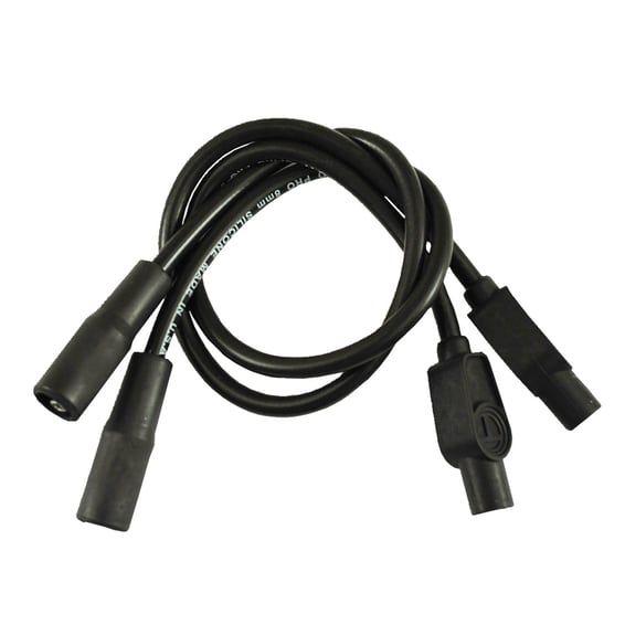 8mm Pro Wire spark plug wire set. Black