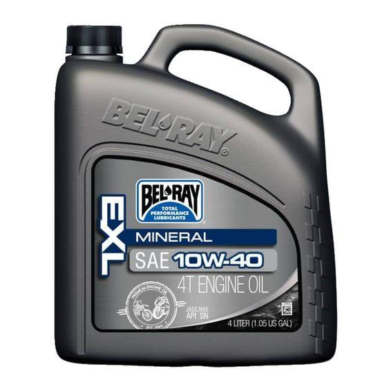 EXL mineral 4T engine oil 10W-40. 4L