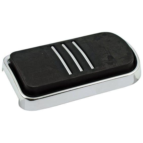 Brake pedal pad, Tri-Rail. Chrome