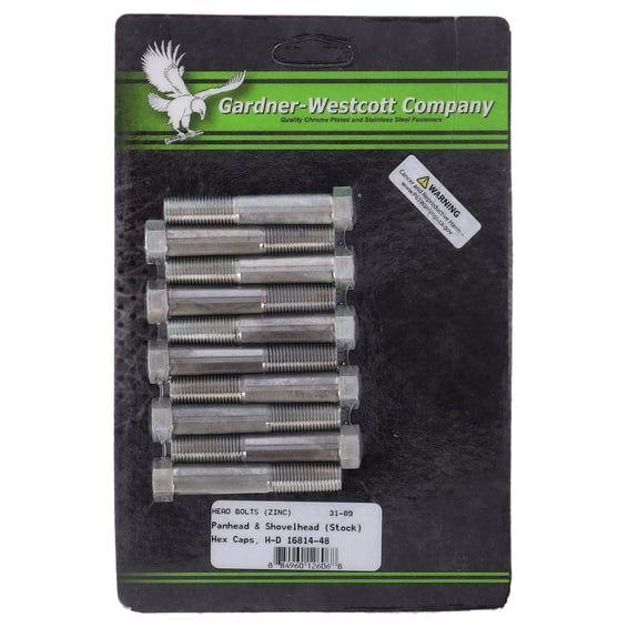 Head bolt kit, stock hex style. zinc