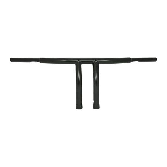 Fat 1-1/4" tiller bar, 10" rise, black