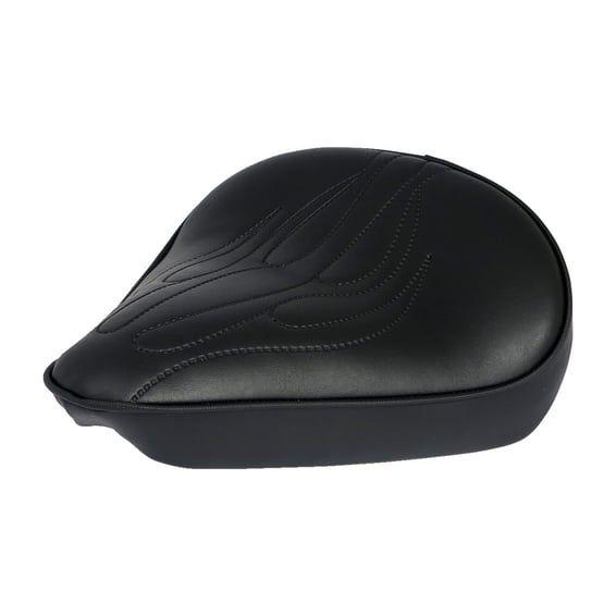 Fitzz, custom solo seat. Black flame. Large. 6cm thick
