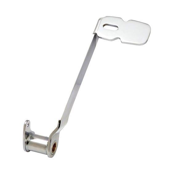 Brake pedal extended. Chrome
