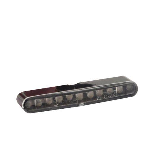 Stripe-run mini LED taillight. Clear lens