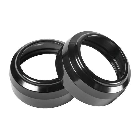 49mm fork dust caps. Black