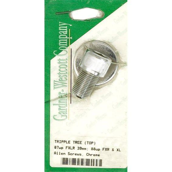 GW, XL Dyna 88-up Fork stem bolt kit. Chrome