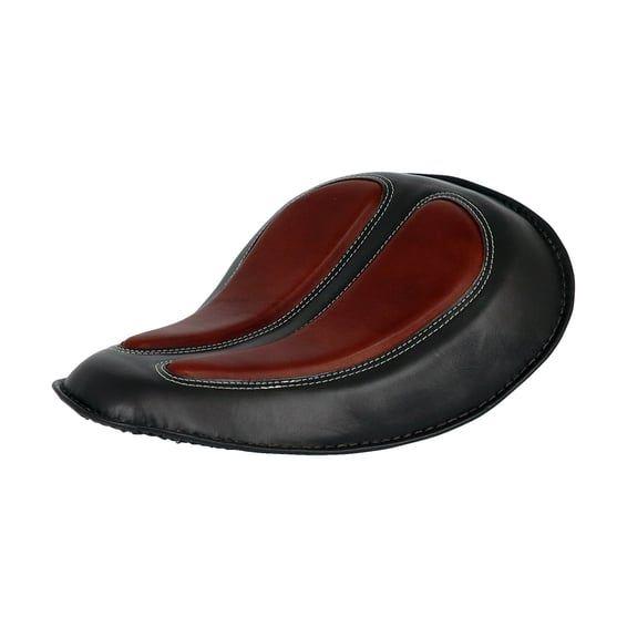 Danaborg, custom solo seat. Dark brown with brown panels