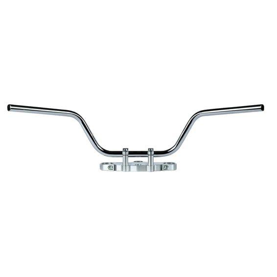 22mm (7/8") Touring handlebar. High. Chrome
