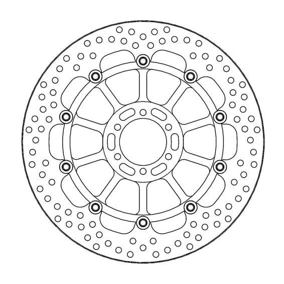 Halo series floating brake rotor