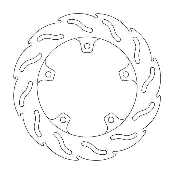 Flame series brake rotor