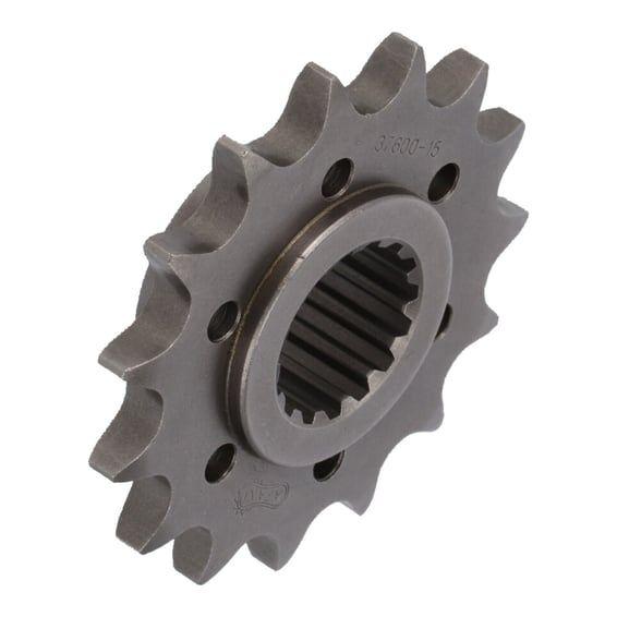 steel front sprocket. 15 teeth