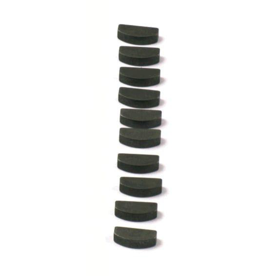 Woodruff keys, clutch hub