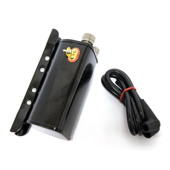OEM style early 6-volt coil & cable kit. Black
