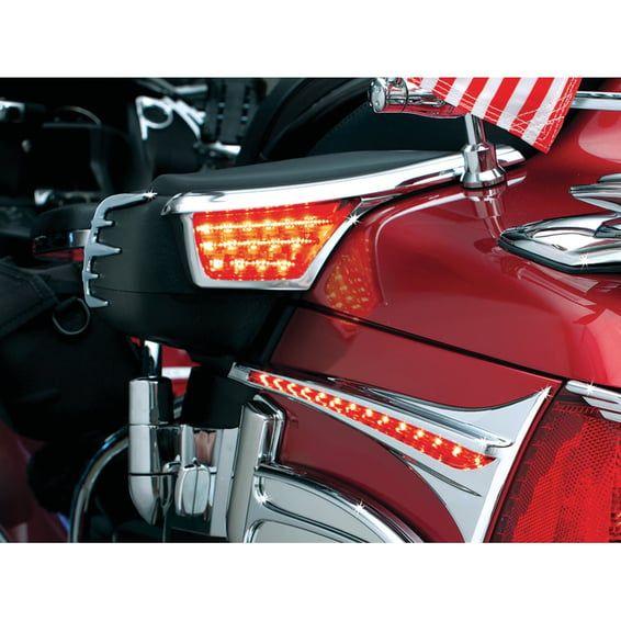 LED passenger armrest trim