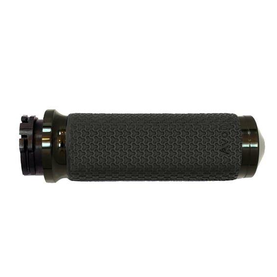 Avon MT Memory Foam grips medium black anodized