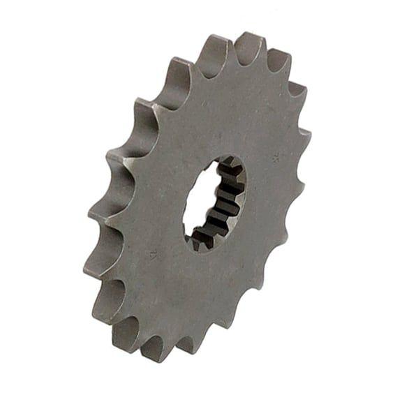 steel front sprocket. 18 teeth