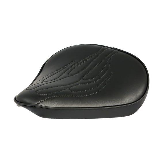 Fitzz, custom solo seat. Black flame. Large. 4cm thick
