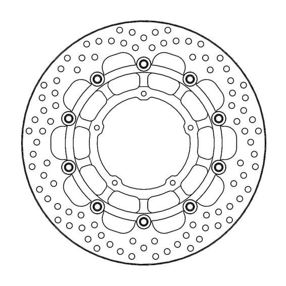 Halo series floating brake rotor