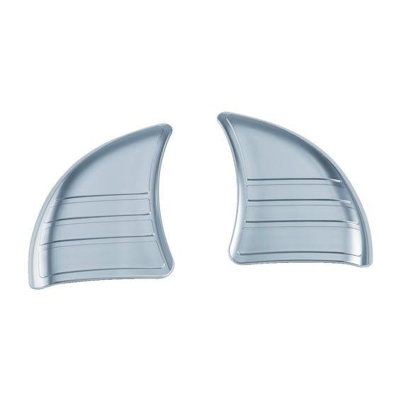 Tri-line inner fairing cover. Chrome