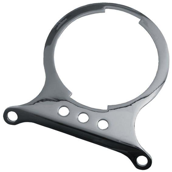 Mounting bracket, speedometer. Chrome