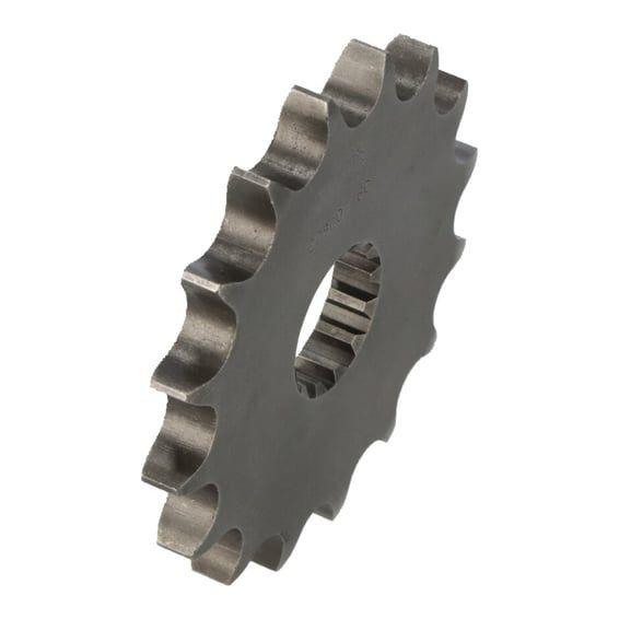 steel front sprocket. 15 teeth