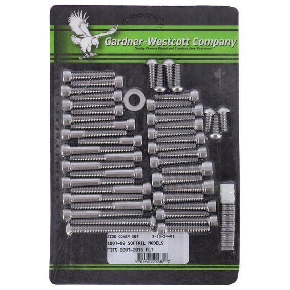 Big Twin side cover mount kit, ss allen