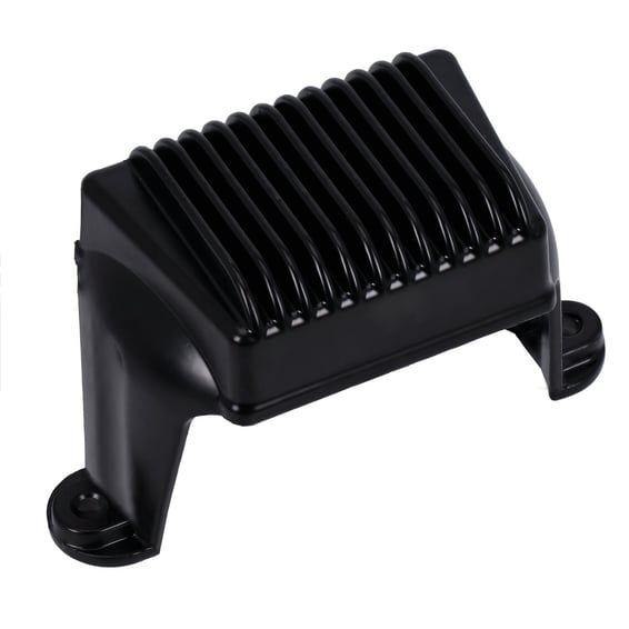 voltage regulator/rectifier. Black