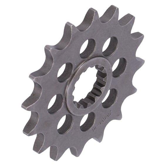 steel front sprocket. 16 teeth