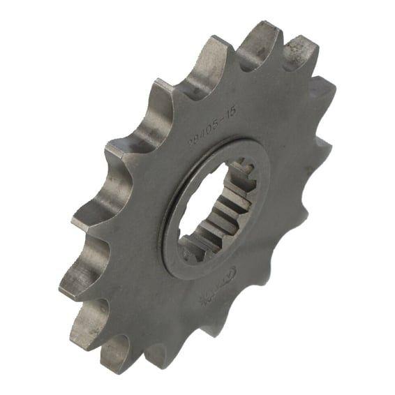 steel front sprocket. 15 teeth