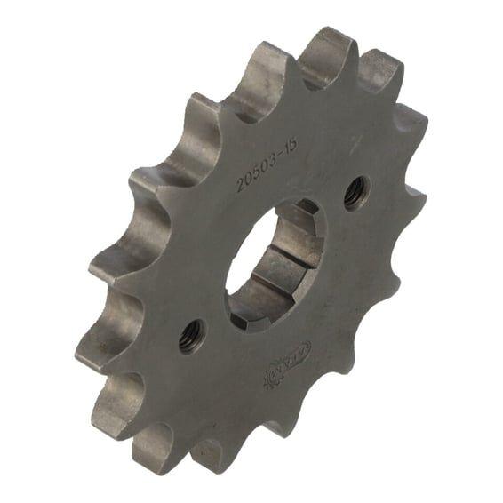 steel front sprocket. 15 teeth