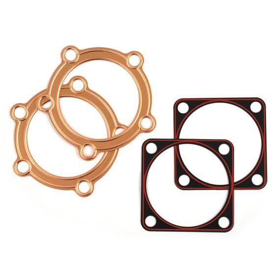 James, Knuckle head & base gasket kit. Copper/RCM