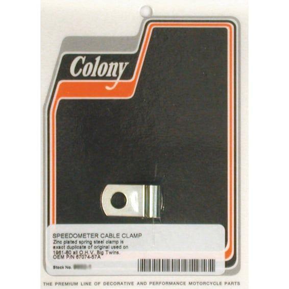 speedo cable clamp. Zinc plated