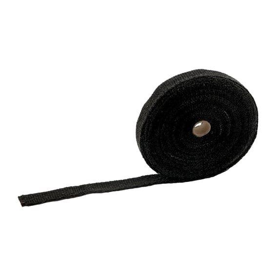 Exhaust insulating wrap. 1" wide black