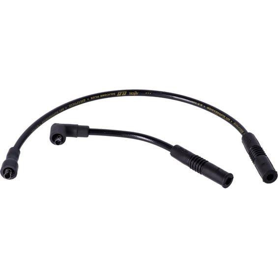 8.8mm supression core spark plug wire set. Black