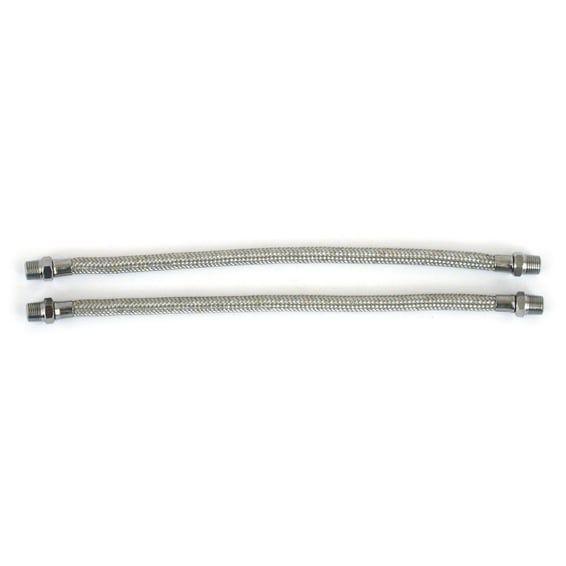 Sportster rocker box oil line kit. braided stainless