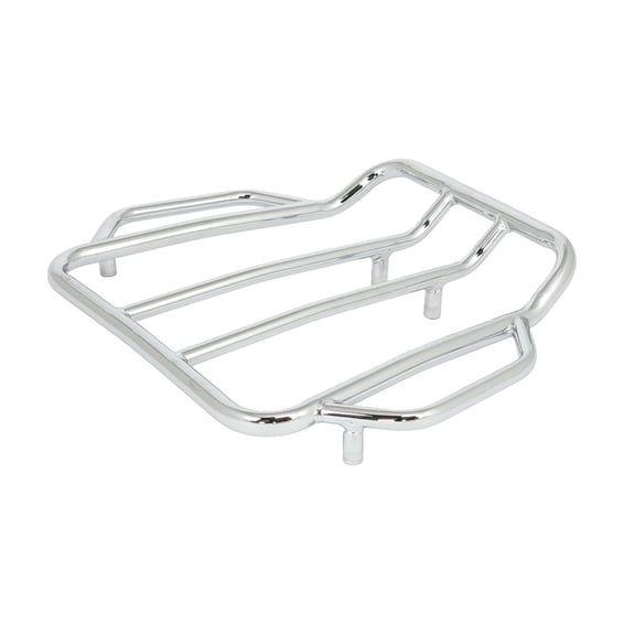 Contoured luggage rack for Tour-Pak®. Chrome