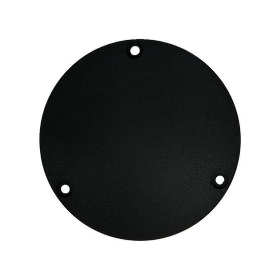Derby cover, OEM style Domed. Black wrinkle
