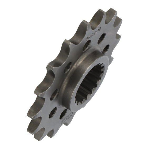 steel front sprocket. 16 teeth