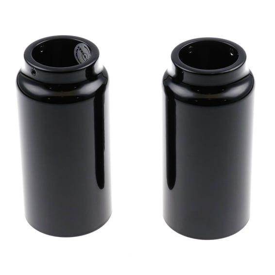 lower fork cover kit. Gloss black