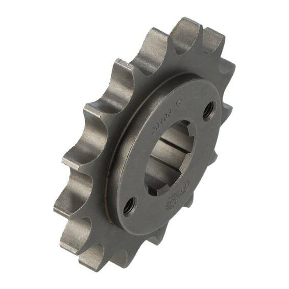 steel front sprocket. 15 teeth