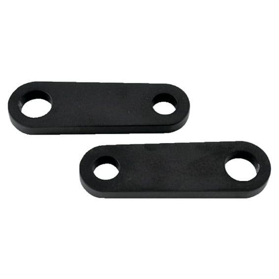 XL Sportster turn signal mount brackets. Rear. Black