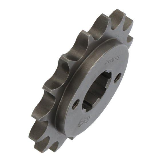steel front sprocket. 15 teeth
