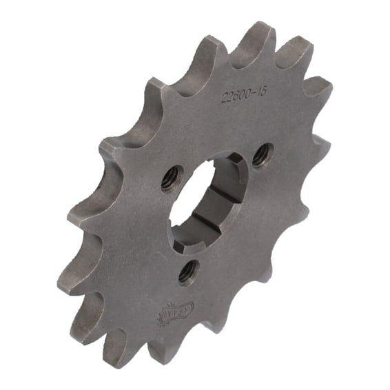 steel front sprocket. 15 teeth