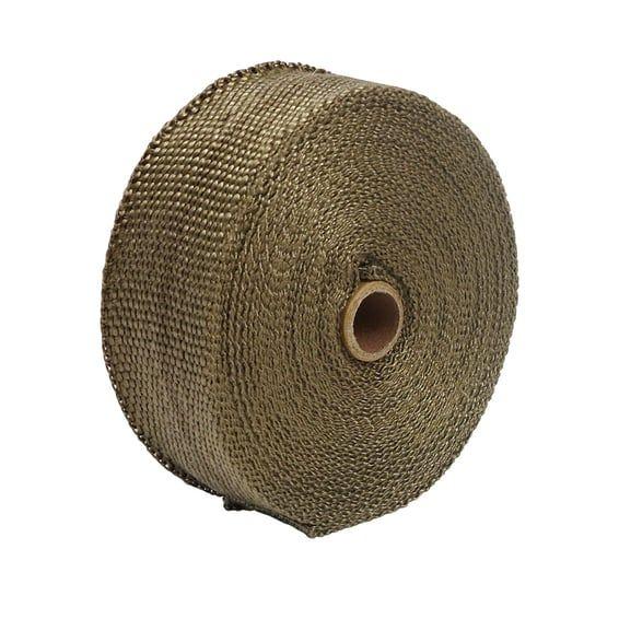 Exhaust insulating wrap. 2" wide copper