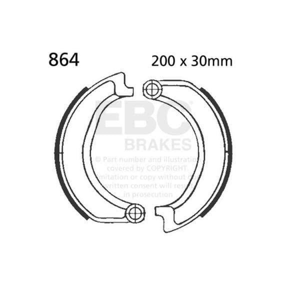 plain brake shoes
