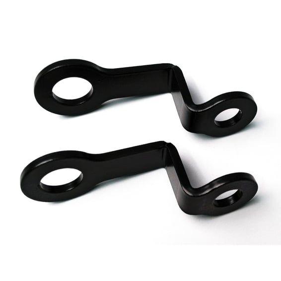 turn signal mount kit. Rear. Double angled. Black