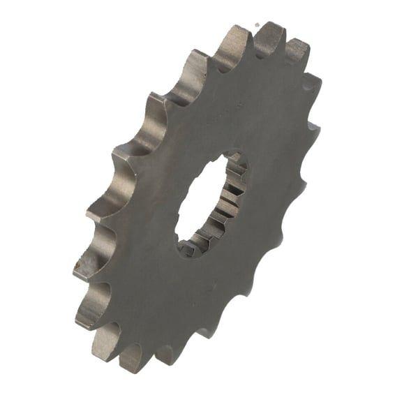 steel front sprocket. 18 teeth