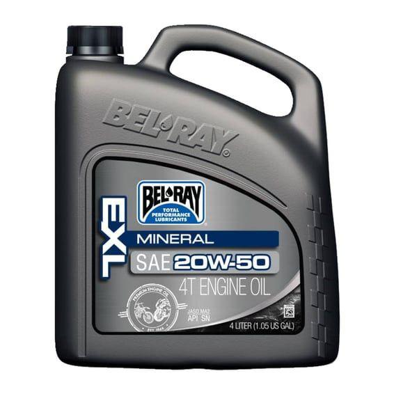 EXL mineral 4T engine oil 20W-50. 4L