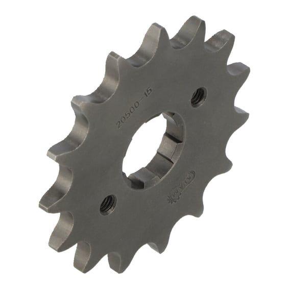 steel front sprocket. 15 teeth